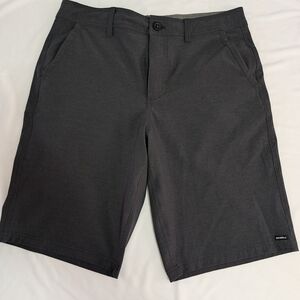 O'Neill Men's Charcoal Flat Front Shorts